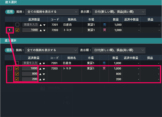 『DMM株 PRO+』 画面