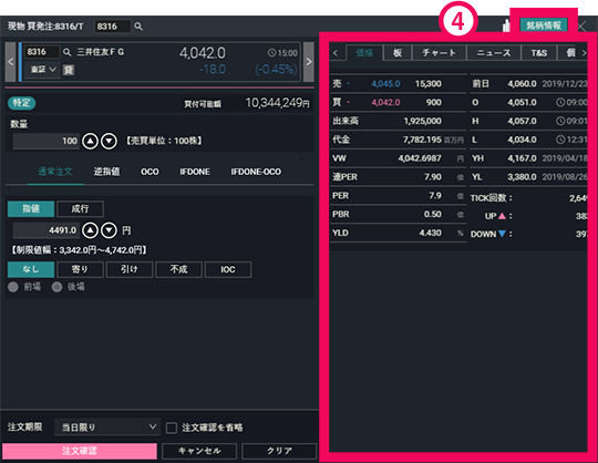『DMM株 PRO+』 画面