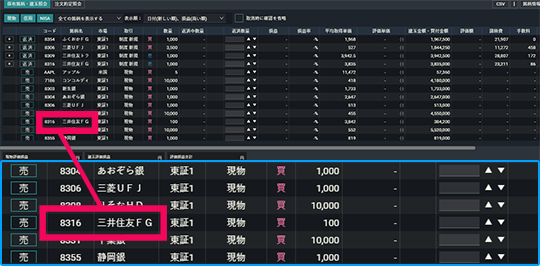 『DMM株 PRO+』 画面