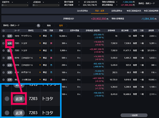 『DMM株 STANDARD』 画面