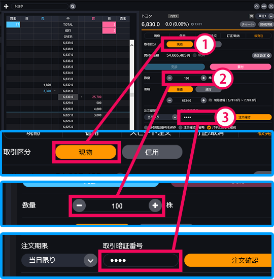 『DMM株 STANDARD』 画面