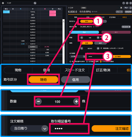 『DMM株 STANDARD』 画面